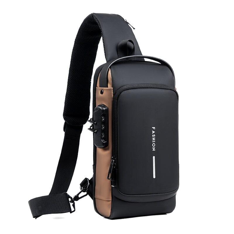 Mochila Anti-Furto com Senha USB Slim Bag - paradisedescontos