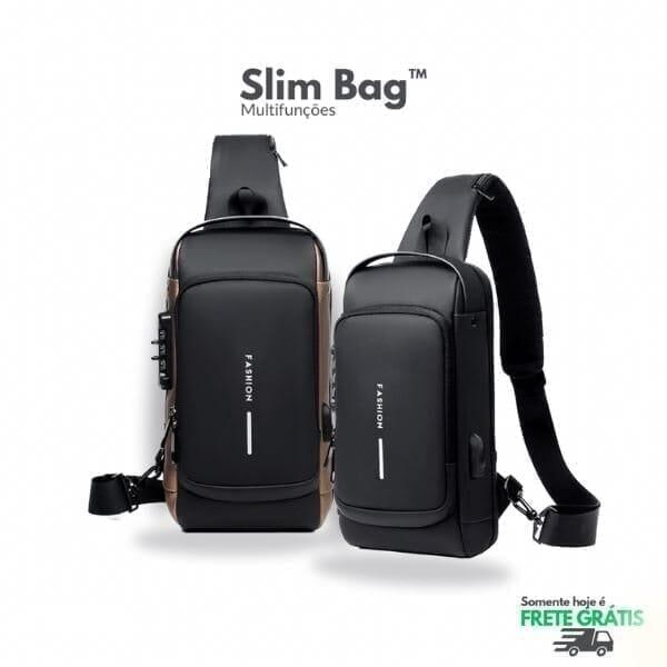 Mochila Anti-Furto com Senha USB Slim Bag - paradisedescontos